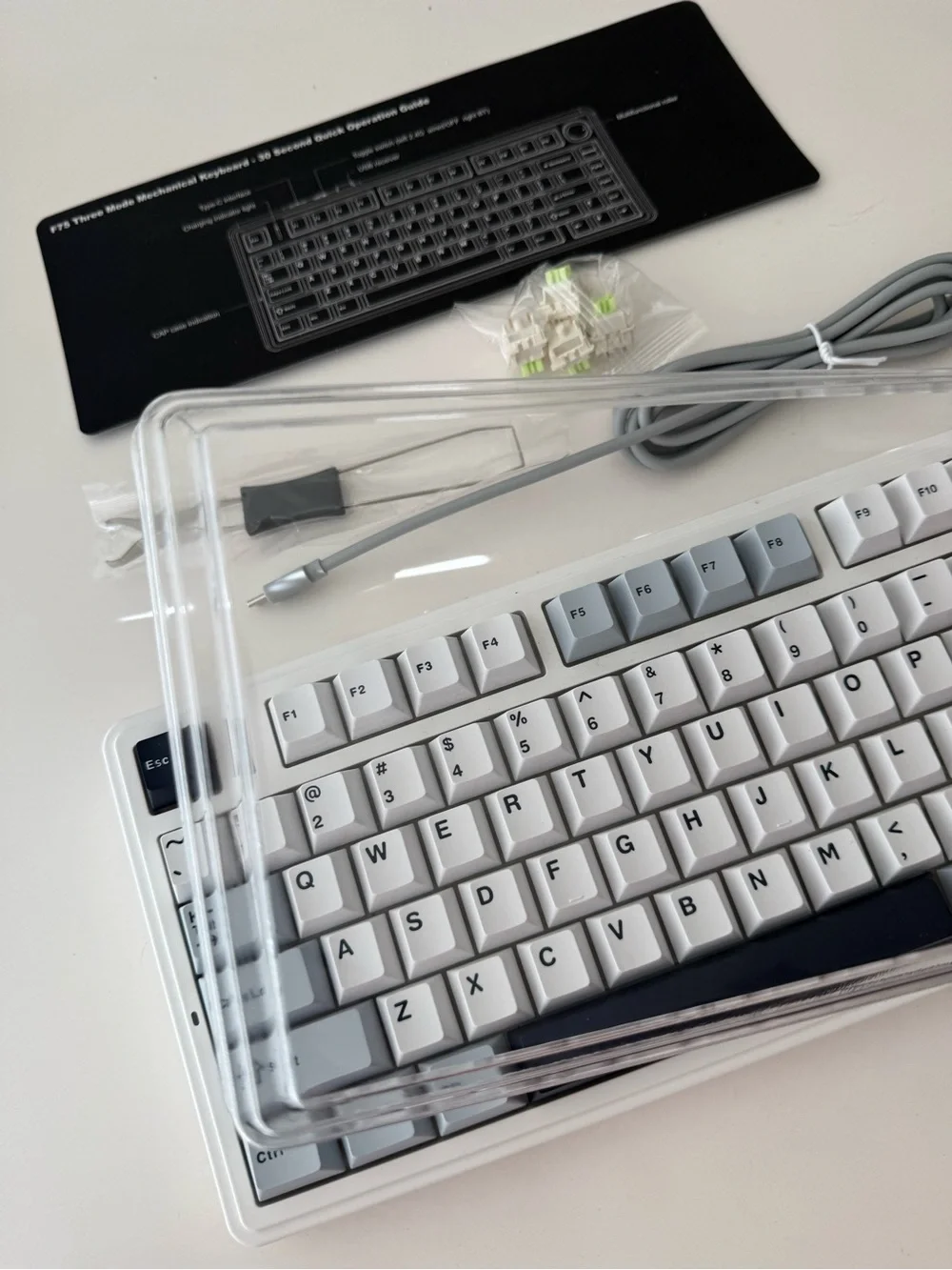 EPOMAKER x AULA F75 mechanical keyboard - Creamy sound, RGB, Hot-Swappable
